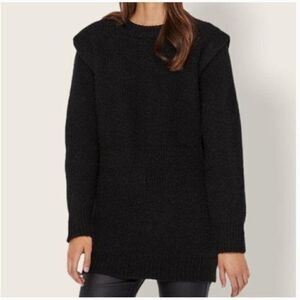 VERO MODA Daisy Wide Shoulder Sweater Black Medium